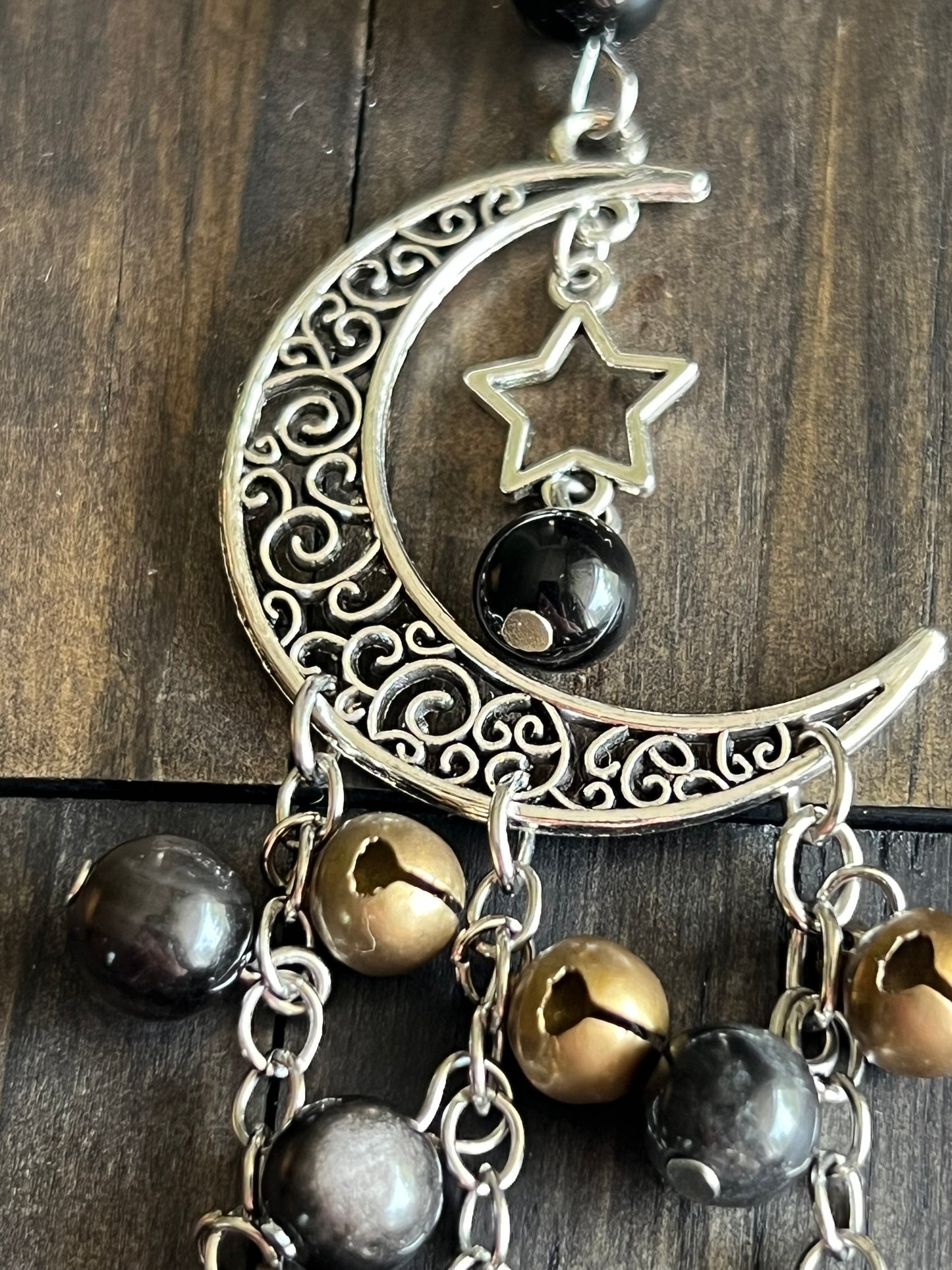 Star and moon witch bells