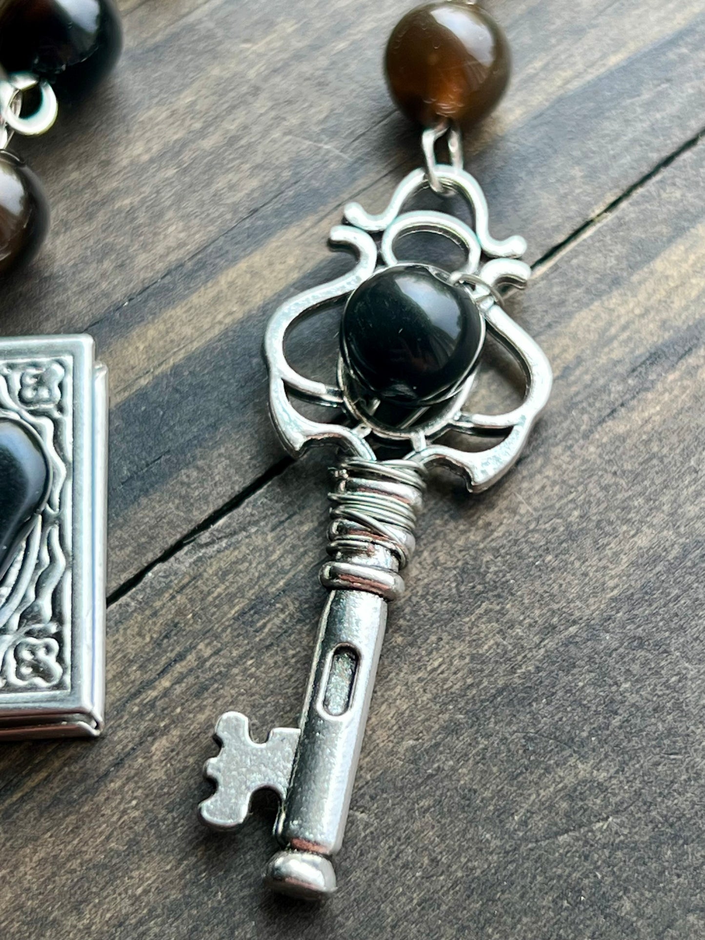 Thorned Shadow- prayer beads for liminal spaces