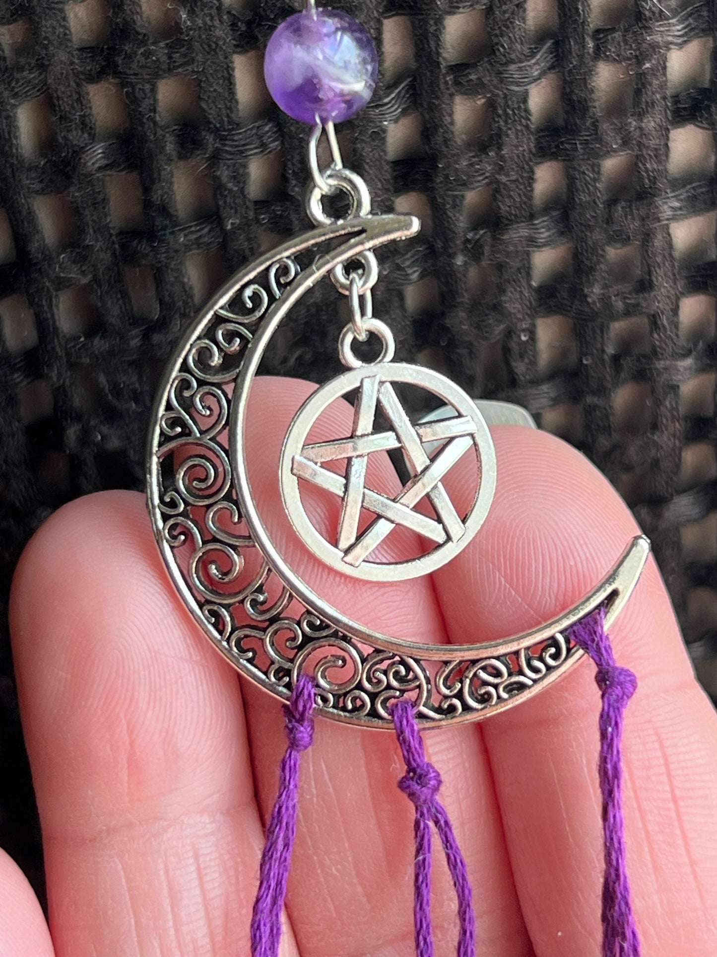 Purple moon witch bells