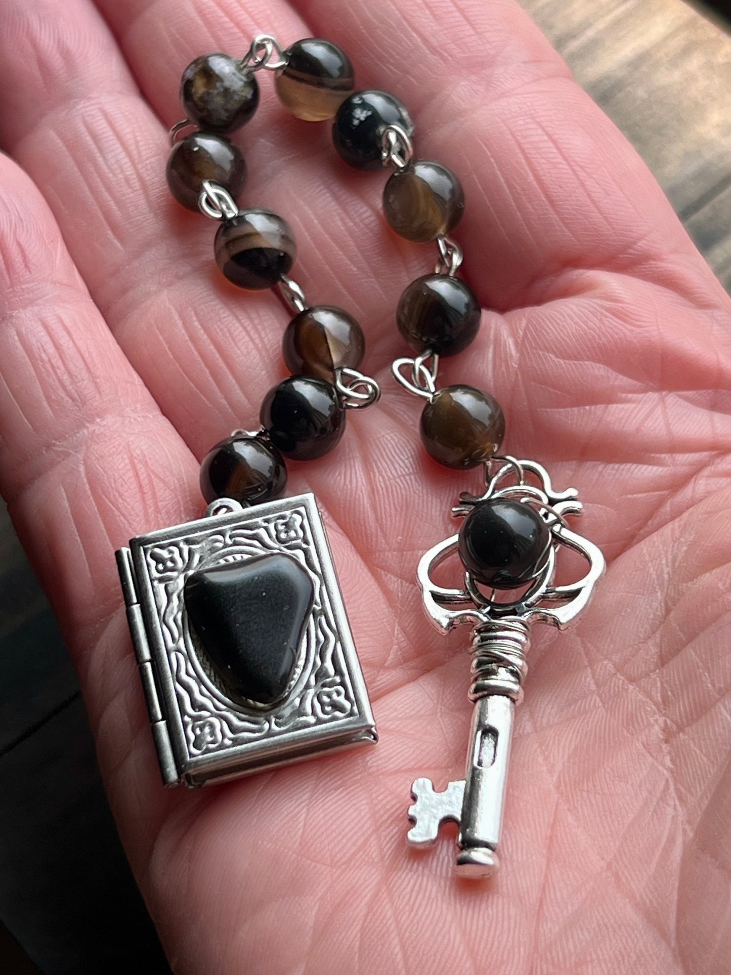 Thorned Shadow- prayer beads for liminal spaces