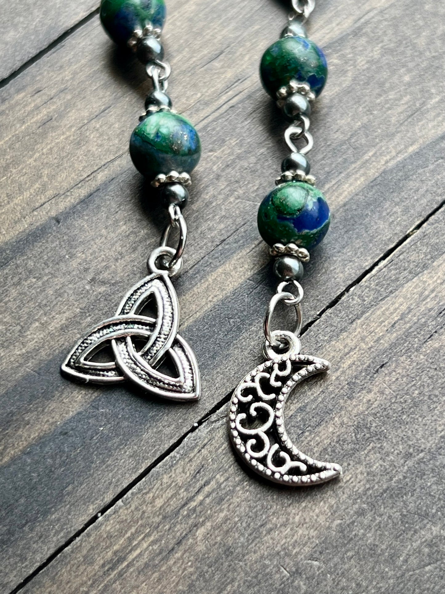 Lunar Grove- Celtic Goddess Prayer beads