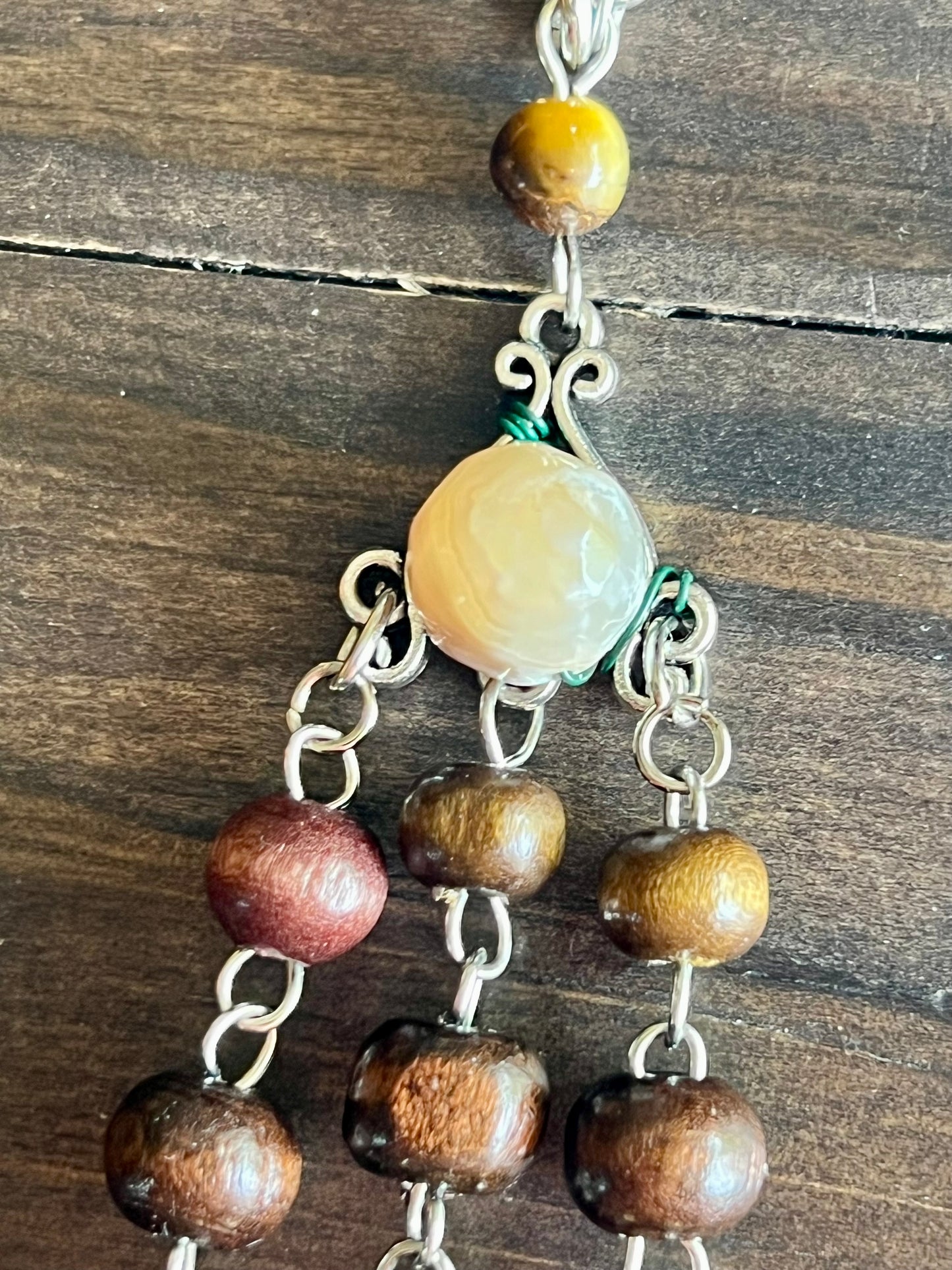Brown beaded witch bells
