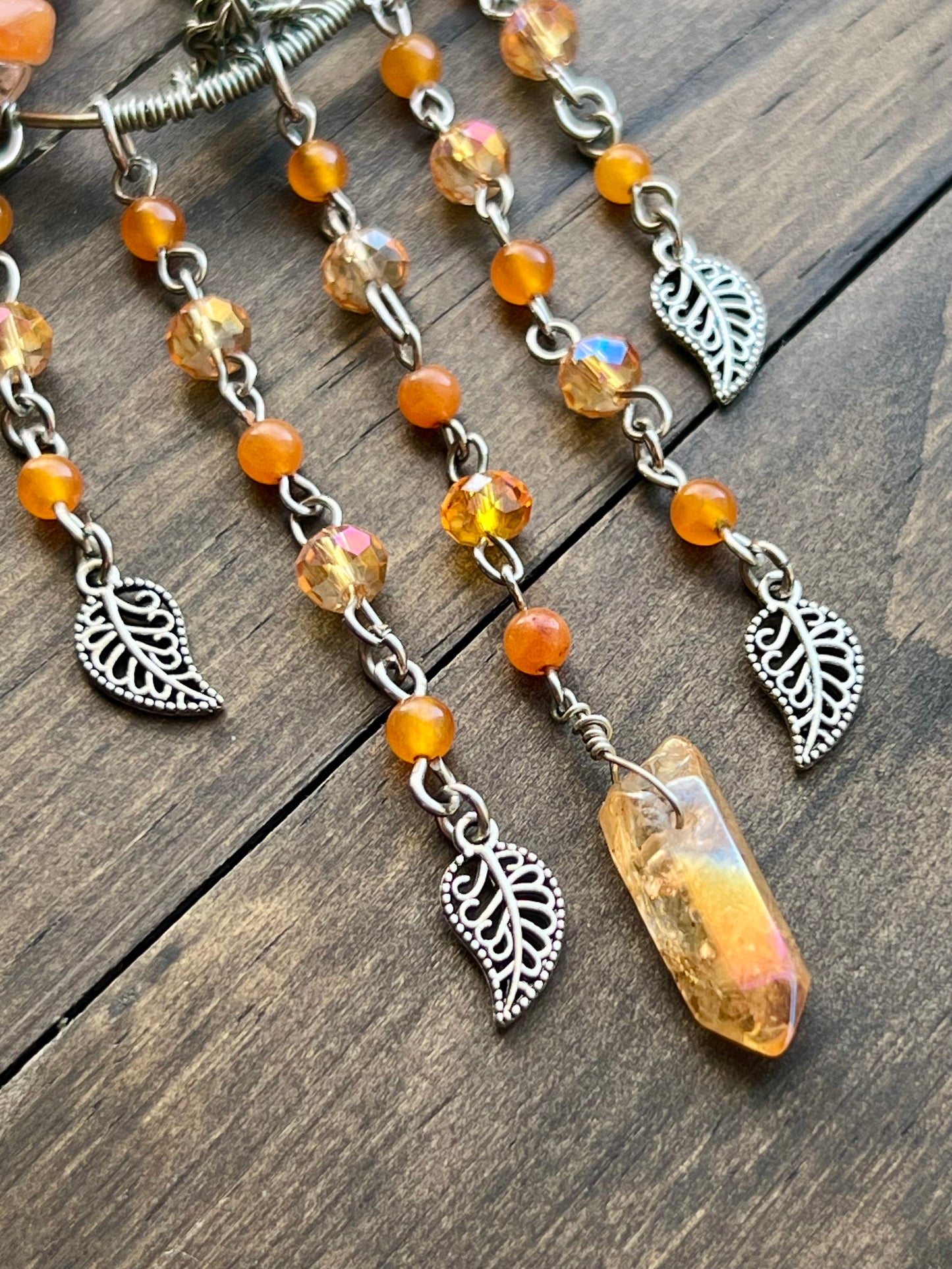Autumn tree sun catcher