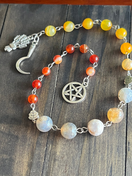 Harvest prayer beads, please read