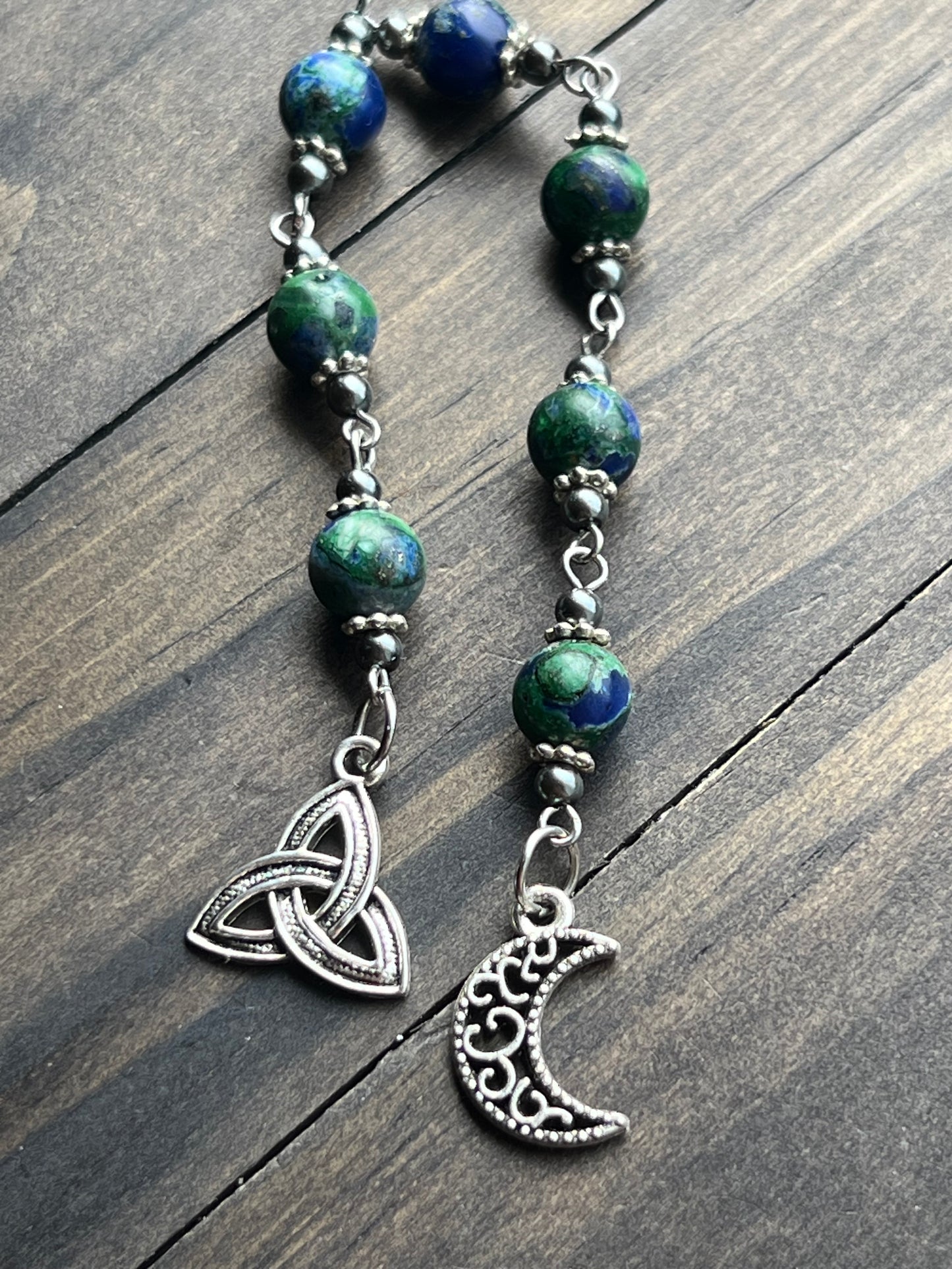 Lunar Grove- Celtic Goddess Prayer beads