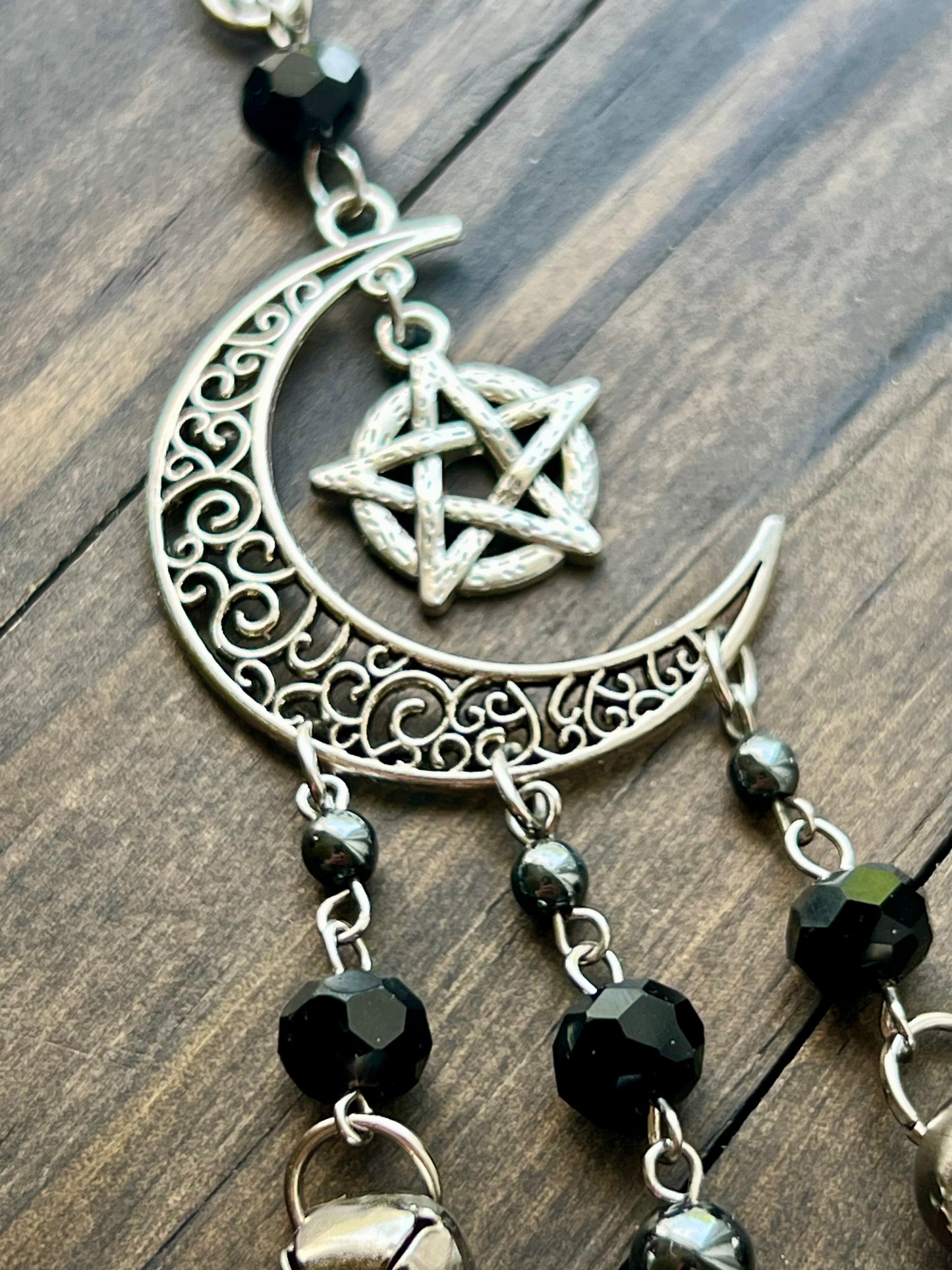 Hematite witch bells