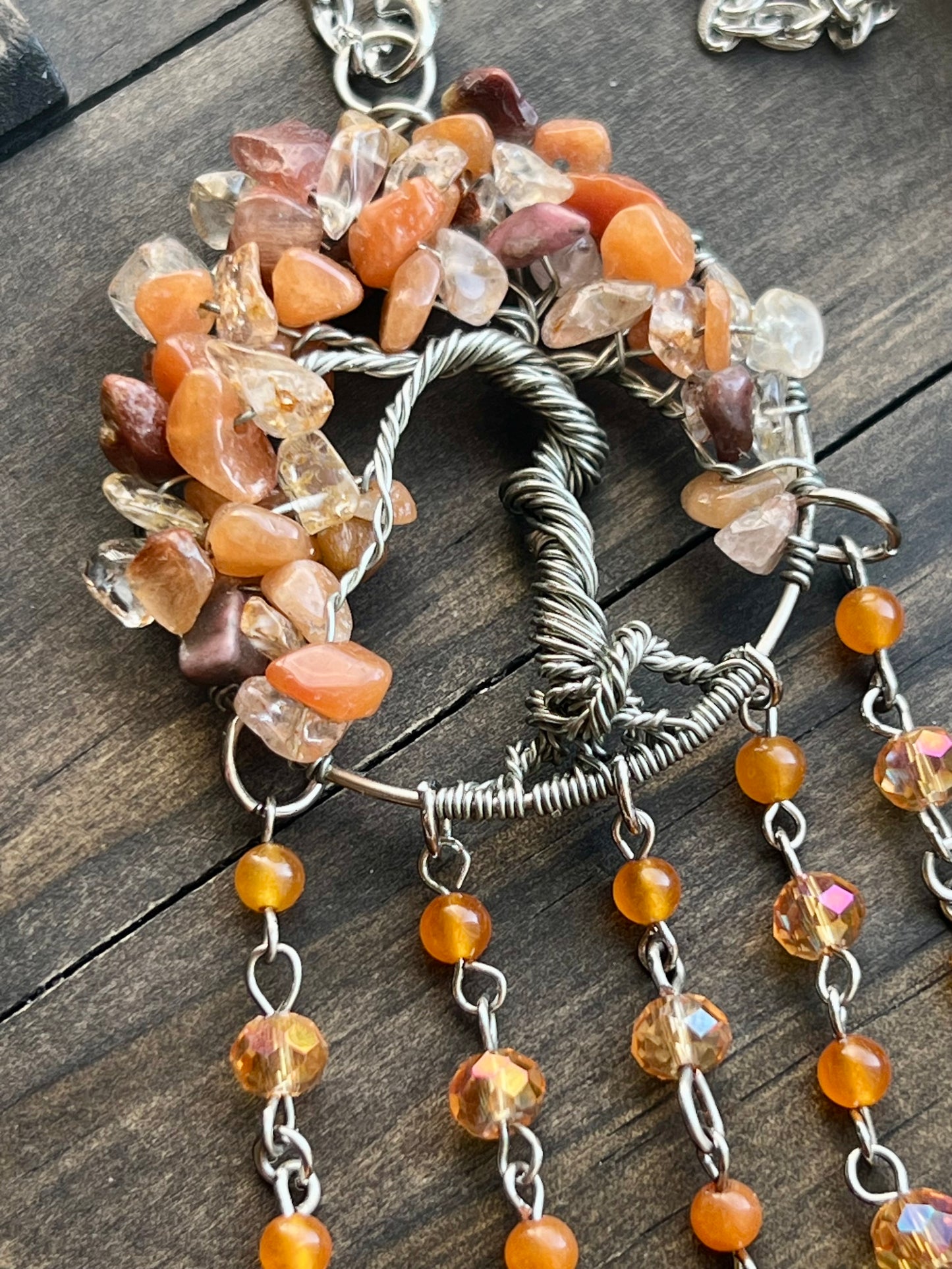 Autumn tree sun catcher