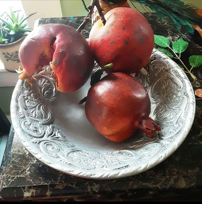 Pewter offering bowl