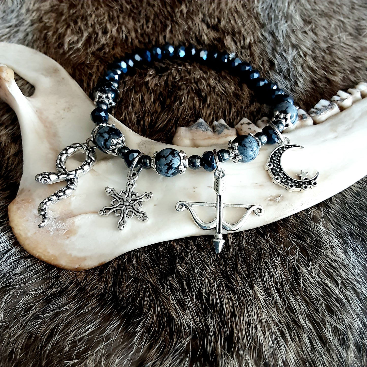 Skaði bracelet for Norse Winter Goddess