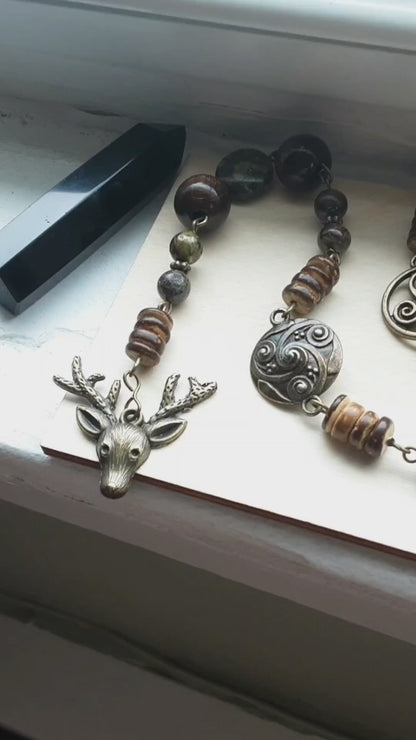 Cernunnos prayer beads