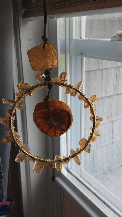 Abundance sunburst wall hanging