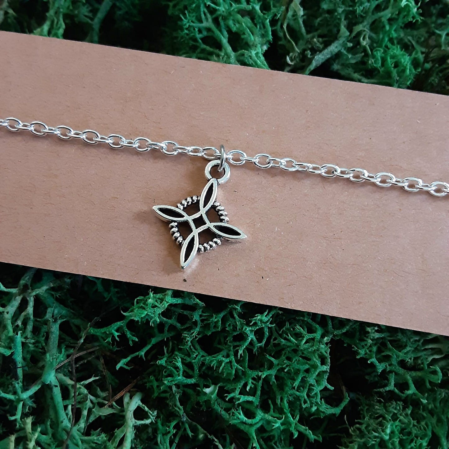 Witch knot protection anklet plus size adjustable Pagan Gift Witchcraft Magic Accessories